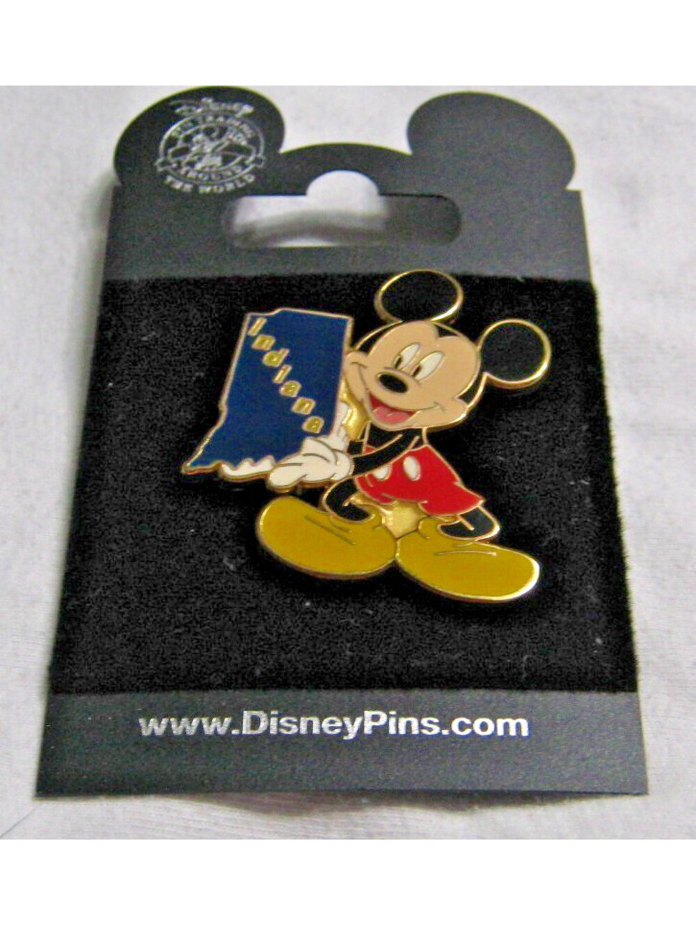 Disney Store - 12 Months of Magic - Mickey Mouse - State Pin - Indiana